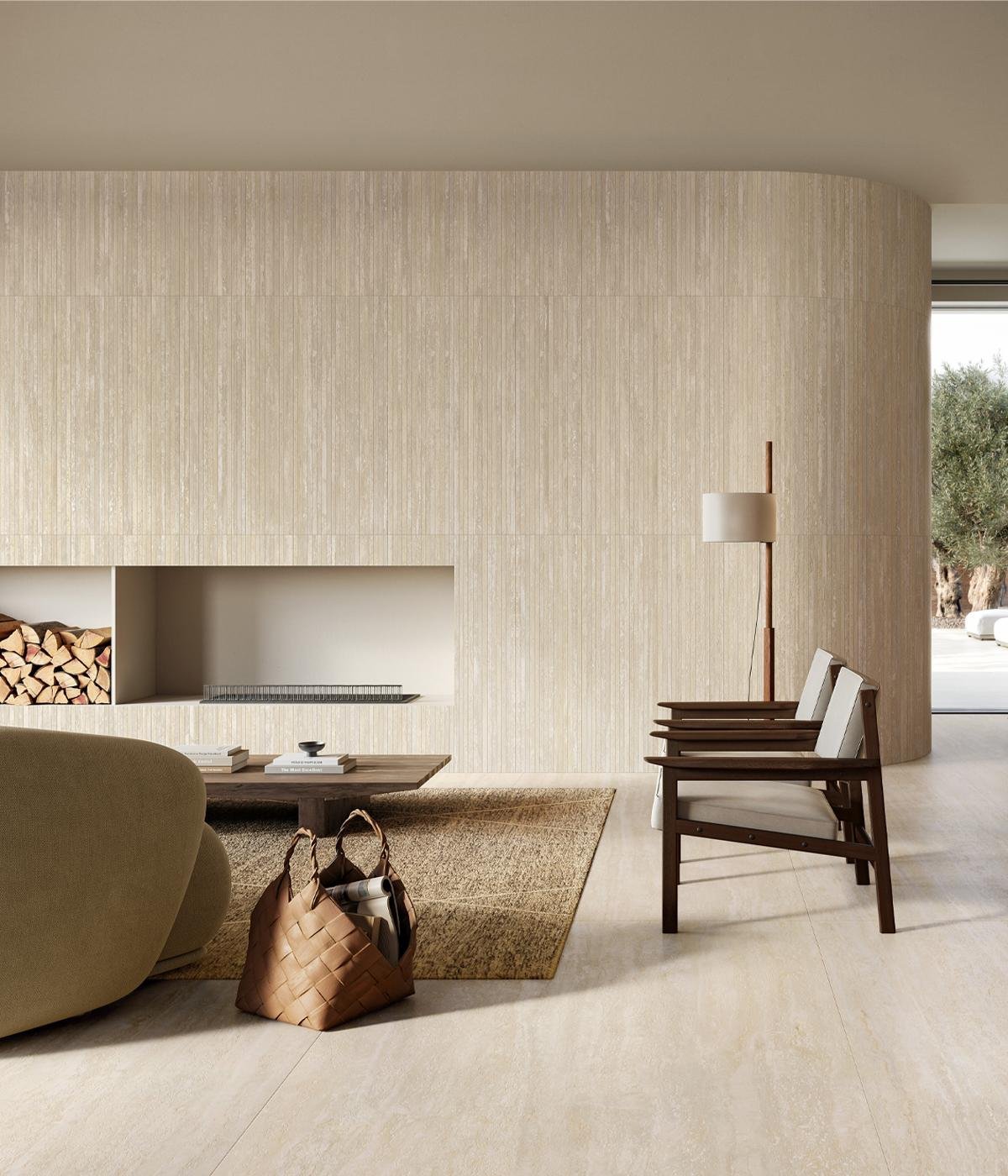 TRAVERTINO BEIGE VEIN CUT